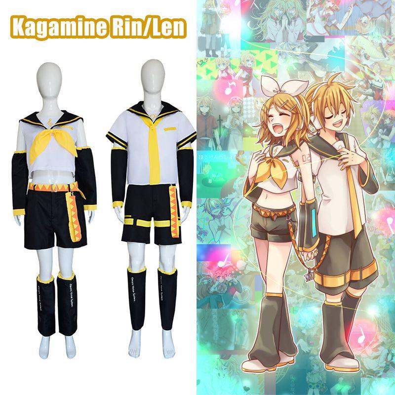 High-quality Kagamine Rin/len Cosplay Costume Outfit For Comic Con And Role Play