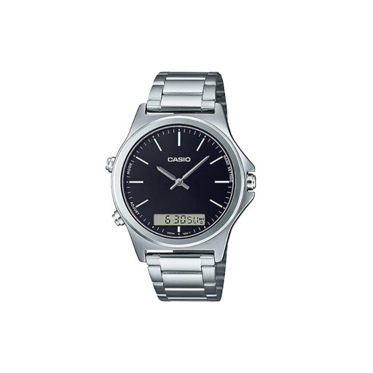 CASIO Men Standard Series Black Watch MTP-VC01D-1E MTP-VC01D-1E Black Dial