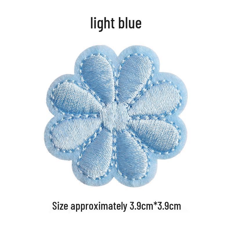 Floral Embroidery Self-Adhesive Patch for Clothing and DIY Crafts