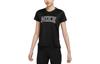 Dri Fit T Shirts Women's Black Crew Neck Moderate Straight Fit DQ6372-010