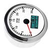 Pointer Tachometer Waterproof 3 In 1 Multifunctional for Car Modification Automobile BoatsWhite Plate