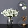 35Cm 5-Fork Imitation Bell Orchid Single White Small Lily Of The Valley Plastic Flower Imitation Flower Diy Home Decoration