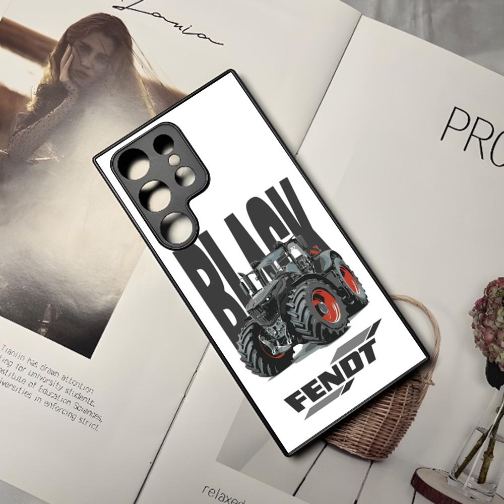 Fendt Phone Case For Samsung Galaxy S25 S24 S23 S22 S20 S21 Note20 Ultra Plus Fe Colored Silver Cover