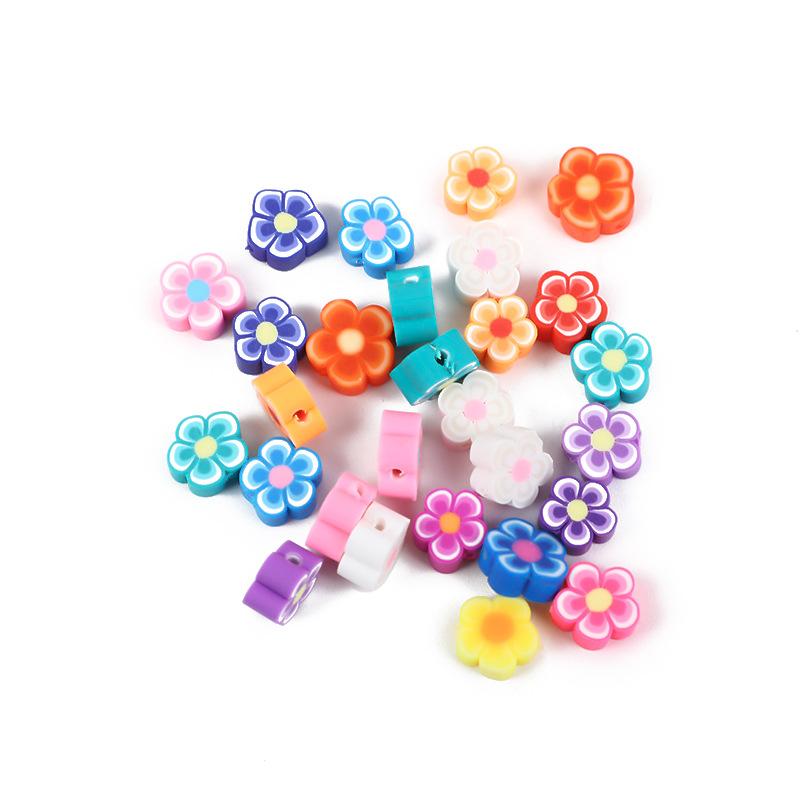Diy Polymer Clay Soft Ceramic Beads, Round Soft Ceramic Beads Handmade Jewelry Accessories