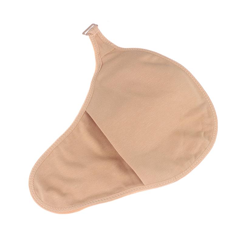 Silicone Breast Protective Pocket For Mastectomy Spiral Hook Portable Prosthesis Breast Protection Bag S/M/ L/Xl Size