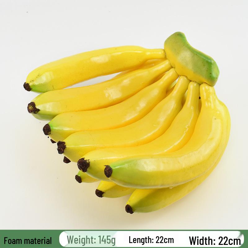 Plastic PU Banana Model for Display and Teaching Props