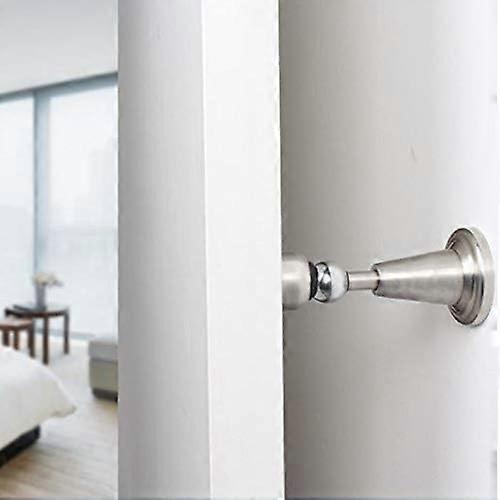 Stainless Steel Door Stopper, Heavy Duty Magnetic Door Holder, Wall Mounted Door Stop with Strong Magnet, Door Catch for Home Office