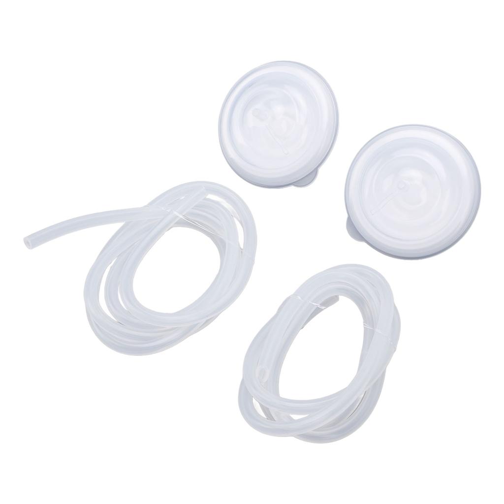 Tilbakestrømningsbeskytter og Slange Silikon Erstatningsdeler Brystpumpe for S1 S2 9 Plus
