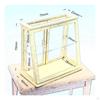 1/12 Scale Display Cabinet Wooden Frame Dollhouse Bakery Fine Features
