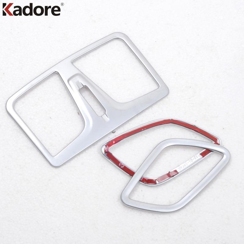 For Hyundai Sonata 2015 2016 Matte Car Front Rear Air Condition Vent Outlet Cover Trim Interior Mouldings Accessories