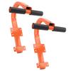2Pack Ladder Stabilizer Roof Hook with Wheels Steel Strong Grip Easy Install Portable Ladder