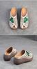 Shanghai Jiezhou 2024 Ethnische Keilabsatz Peep-Toe Atmungsaktive Damen-Slipper