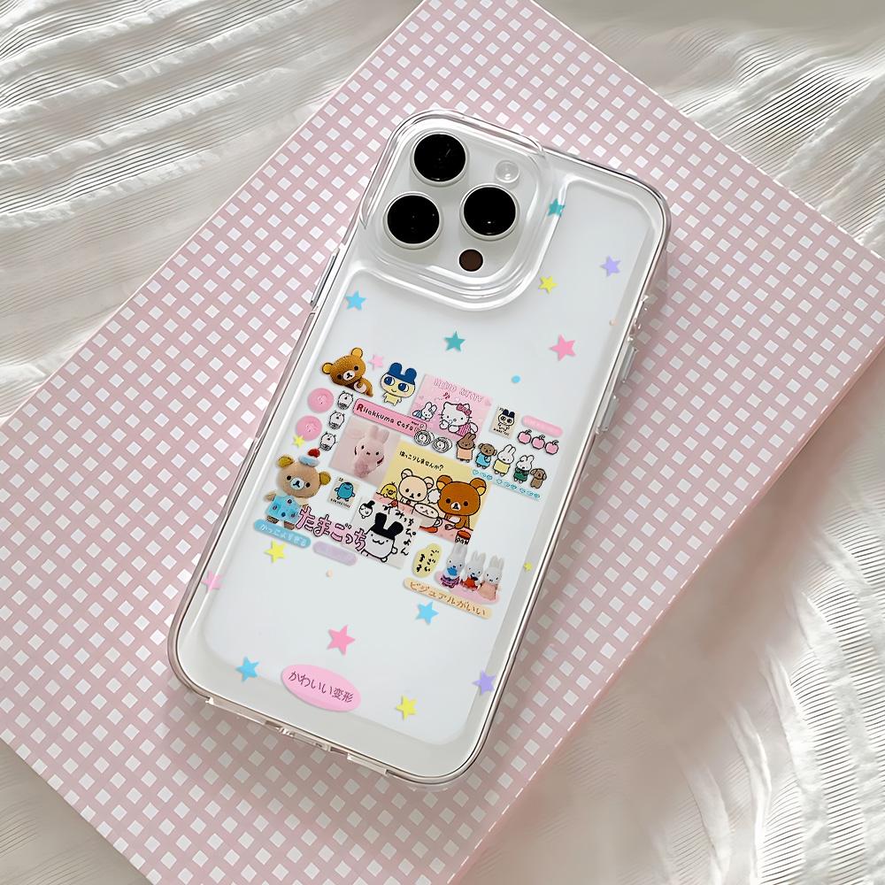 Lovely Tamagotchis Phone Case for IPhone 17 16 16e 15 14 13 12 11 Mini Pro Max X XR XSMax 7 8 Air Plus Transparent Back Cover