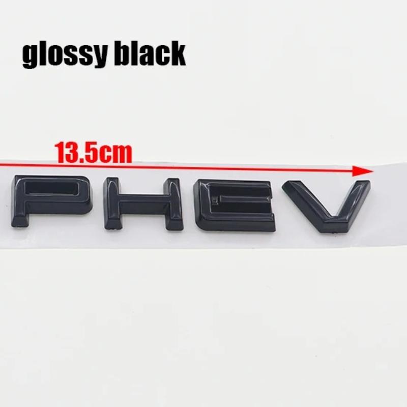 1ks 3D ABS e: Samolepka s logem PHEV auta Odznak na zadní nárazník Auto Zadní kufr Znaky Samolepky Doplňky pro styling BT