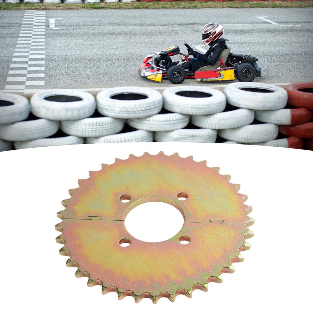 530 58mm 37T Dělitelná řetězová kola pro ATV motokáry 530 Řetěz Modifikační díly Ocelové řetězové kolo 4 otvory 37T Řetězové kolo