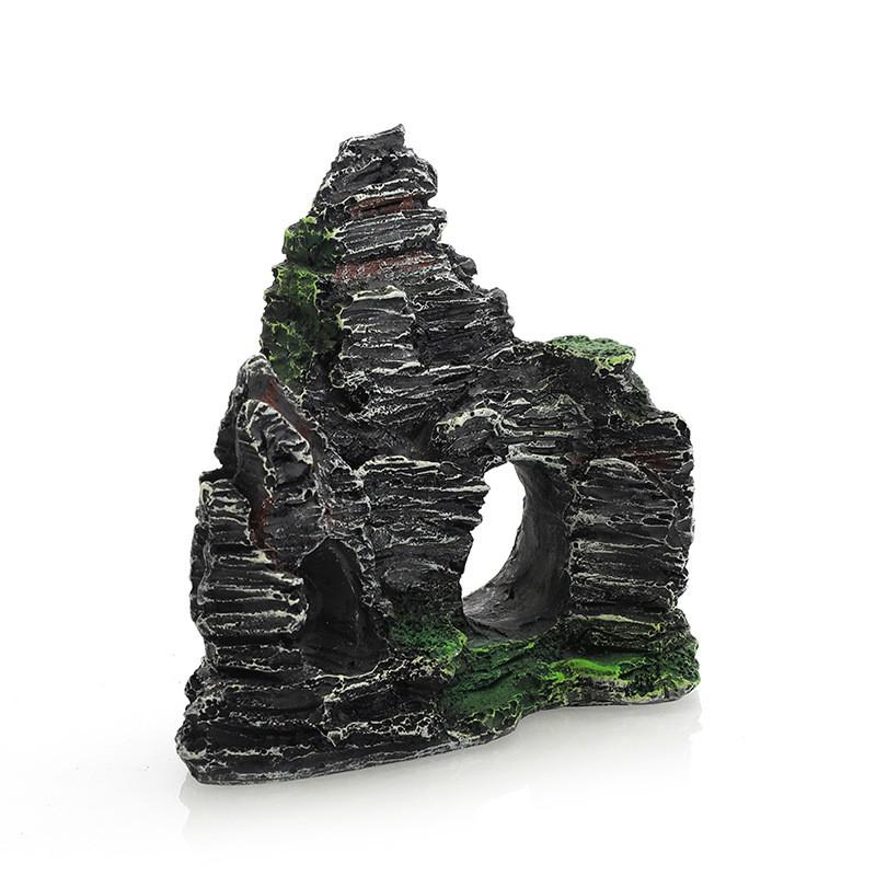 Resin Artificial Mountain Rock Aquarium Decor Fish Tank Landscape Ornament Miniature Garden Sculpture