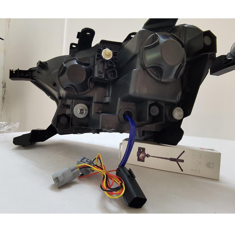 Ford RANGER T7 T8 Everest Headlight Assembly: Mustang Style LED DRL Turn Signal Xenon Light.