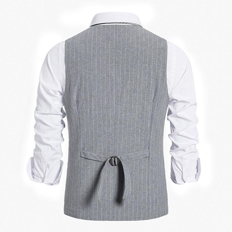 Herren Business Slim Fit Casual Herren Weste für Hochzeit Weiche Wolle Tweed Weste Herringbone Groosmen Retro Vintage Slim