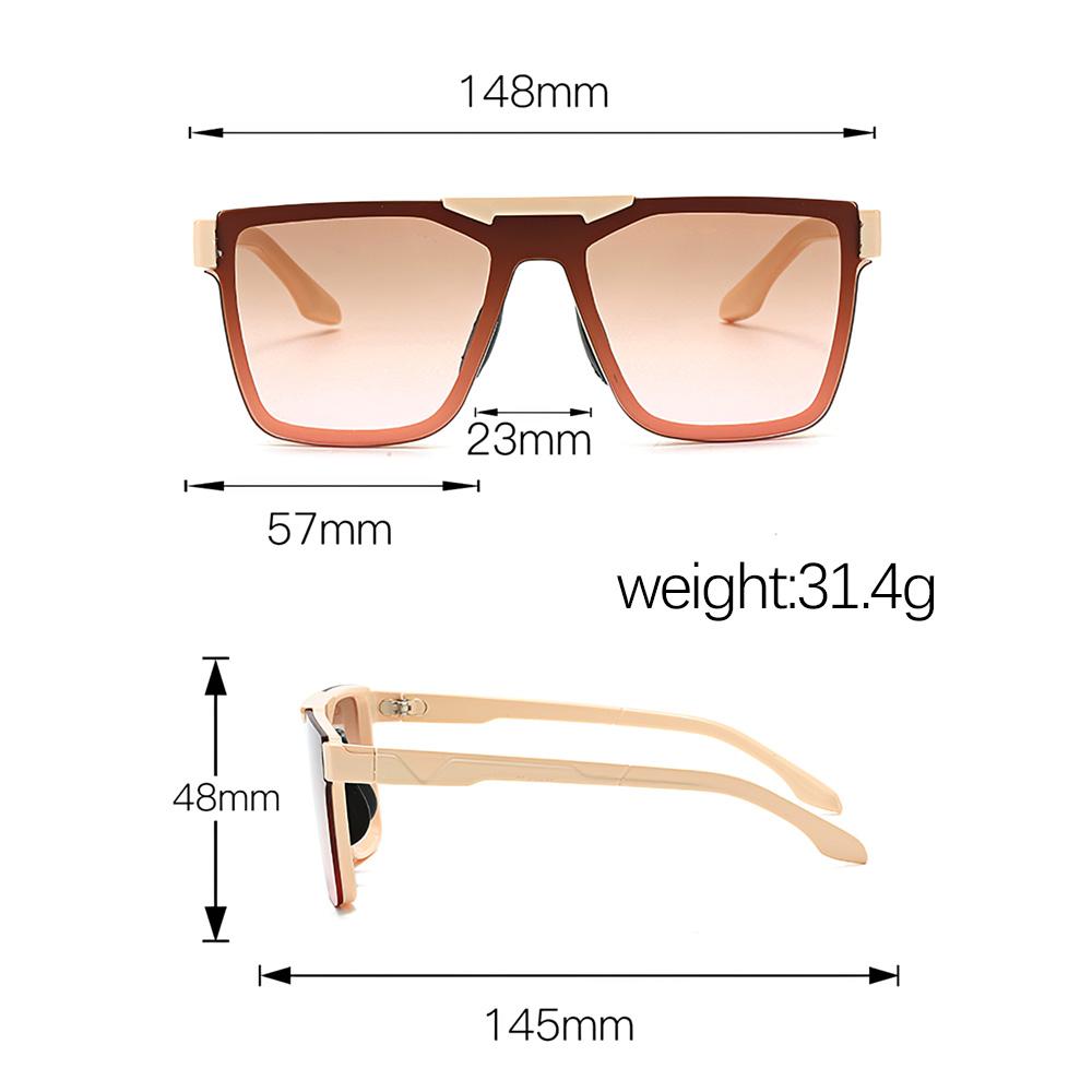 Modern Minimalist Square Sunglasses For Both Men And Women Urban Light Luxury Style Commuting Glasses Frame Mens Sunglasses