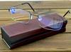 Schraubenlose Titan progressive Lesebrille Herren Damen multifokale presbyope Brille optischer Rahmen Brillen +0,75 bis +4