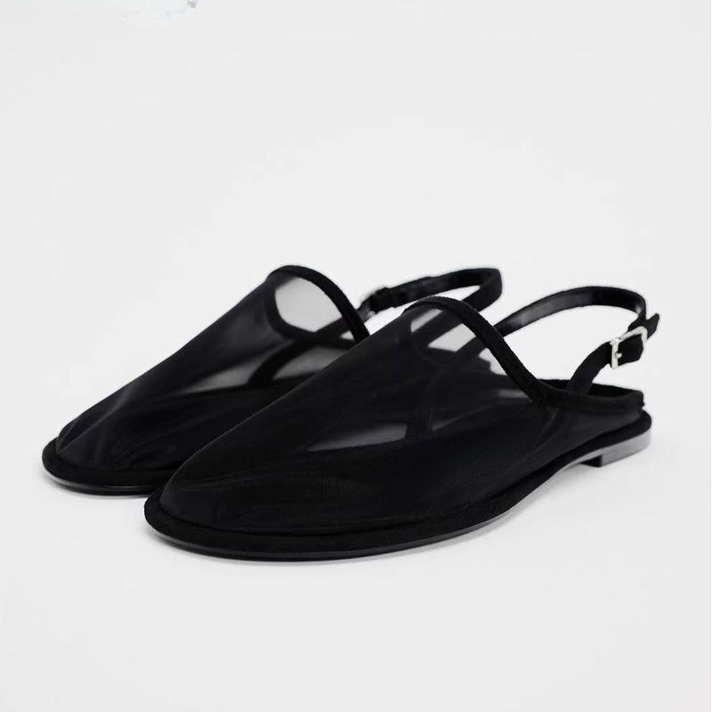 Fashion NEW Loafers Woman Luxury Brand Designer Mesh Flats Casual Walking Shoes 2024 New Summer Shallow Dress Cool Boots Sandals