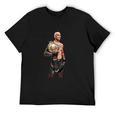 Charles Oliveira T-Shirt Oversized Sports Fans Plus Size Men Clothing