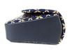 Inden H Glasses Hard Navy Blue Deerskin with White Shippo Pattern [Inden-ya] Case, Type, 4206, Lacquer,