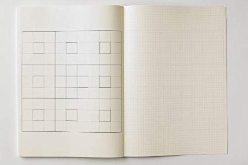 Matsumoto Paper M9notes Memo Pad Mandala A4 Size 160 Pages 9-Square