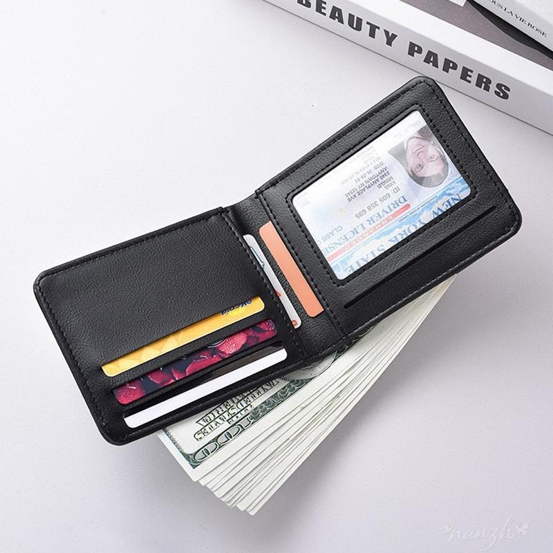 Car Wallet Leather Mini Credit For BMW E46 E90 E60 F10 E39 F30 E36 F20 E91 E30 G30 G20 Card Purse Portable Small Wallet Keychain cyhk37
