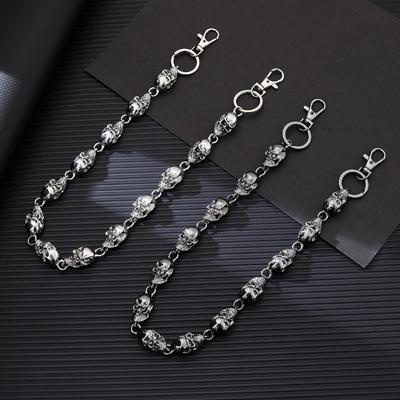Metal Skull Jeans Chain Punk Dark Skull Waist Chain Cool and Versatile Accessories