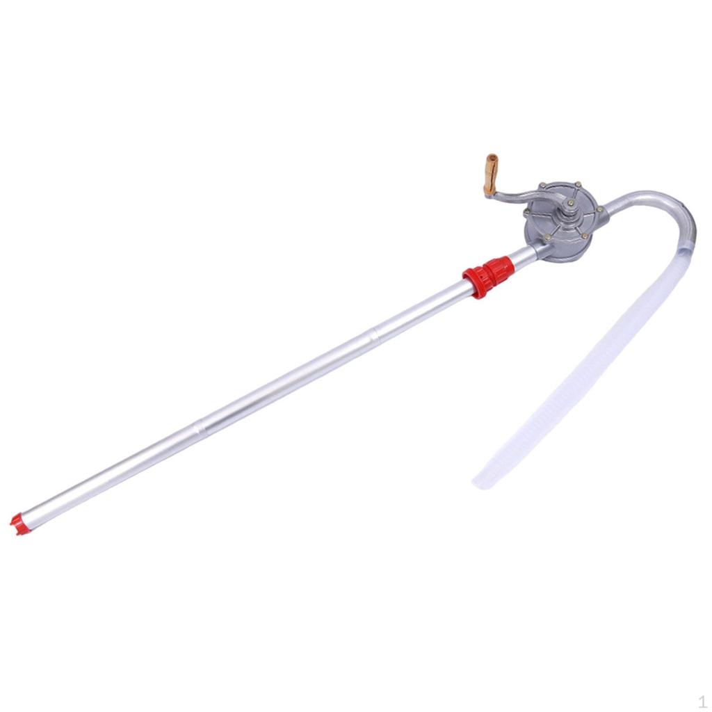 Drum Rotary Hand Pump Crank Fuel Oil Transfer Car Accessories Extractor High Performance
