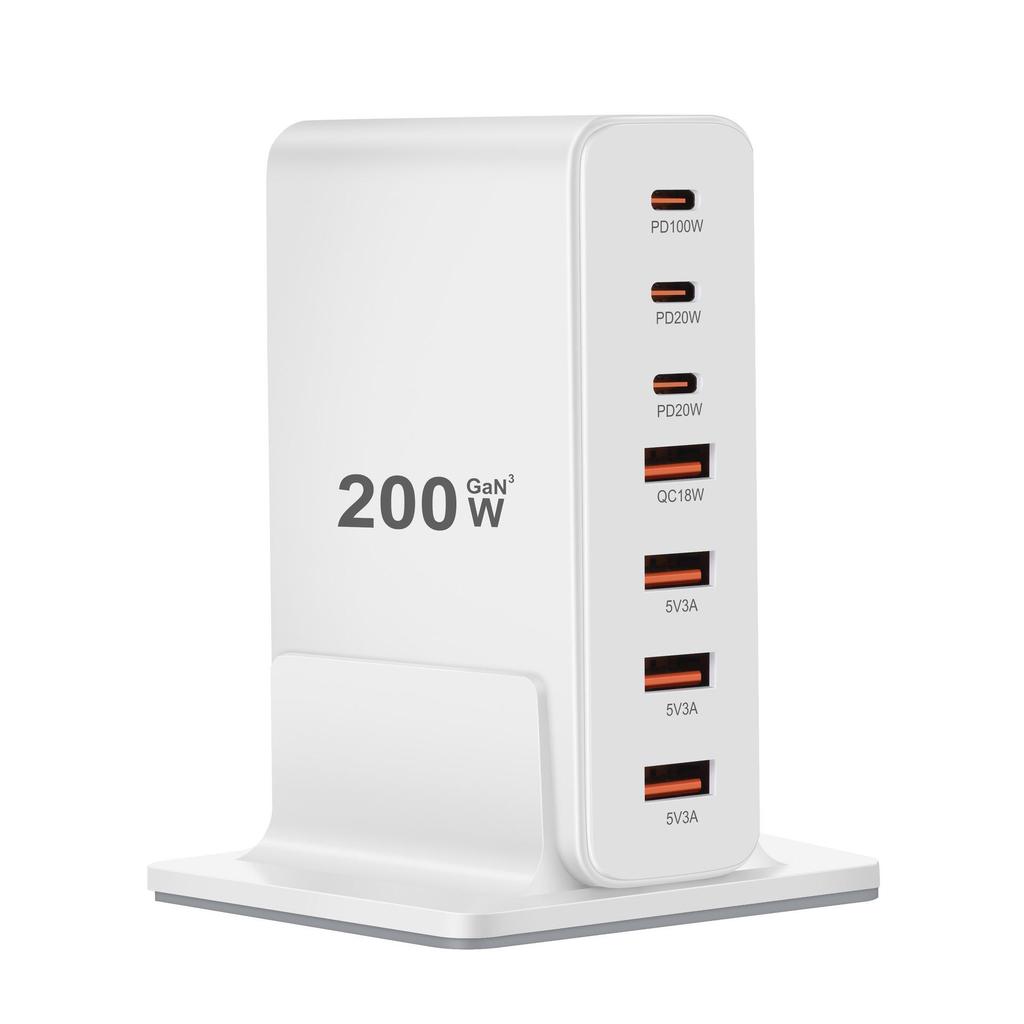 200W Multi-Port GaN Desktop Charger, KC & PSE Certified