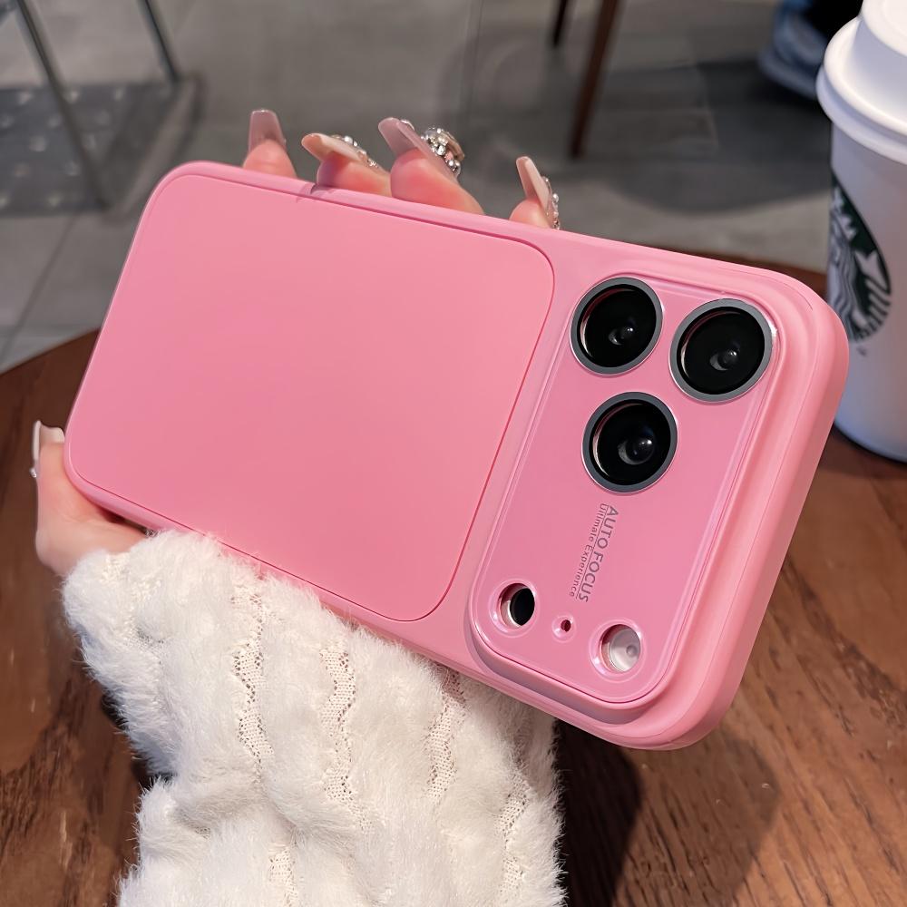 Macaron Color Liquid Silicone Case for iPhone 17 Pro 16 17 15 13 14 12 Pro Max Coque Camera Protector Large Window Matte Cover