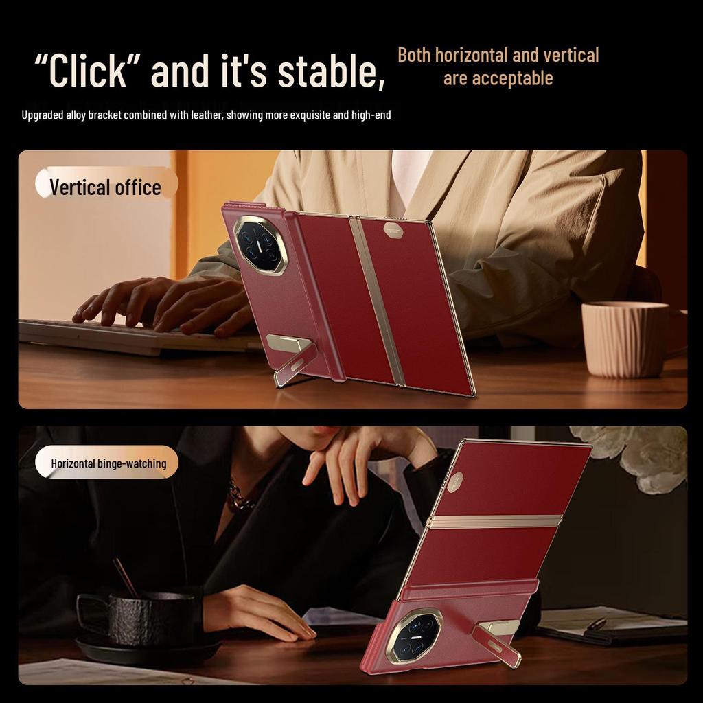 T2 Universal Bracket: Luxury Business Full-Coverage Case for Huawei MateXT Phone