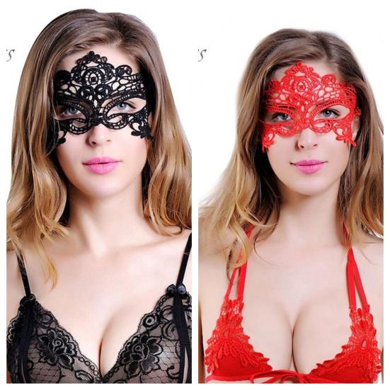 Fashion Goods Exotic Women Hollow Lace Eye Mask Sexy Halloween Masquerade Fancy Party Prop