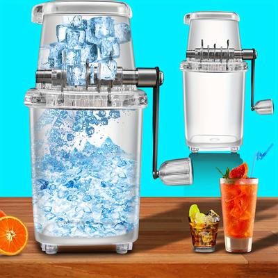 Broyeur à glace manuel de table, machine à raser la glace en cône de neige, manivelle pour usage domestique