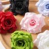 Rose Hair Accessory 9cm Artificial Flower Hair Clip Flower Brooch Bride's Headwear for Party Garden Home Decoration Wedding Deco