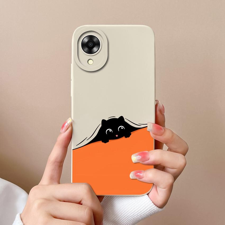 For Oppo A17k A16k A17 A16 A15 A12 A31 A33 A35 A36 A37 A52 A53s A54 A55 Phone Case Playful Boy Girl Pattern Fashion Shell For Oppo Silicone Back Cover