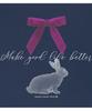 MATCHGLOBE Ribbon For Rabbit Oversized Tee (Navy)