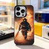 Fireman F-Firefighter Phone Case For iPhone 11,12,13,14,15,16,17,Pro,Max,Plus,E,Air,Mini IMD Matte Black
