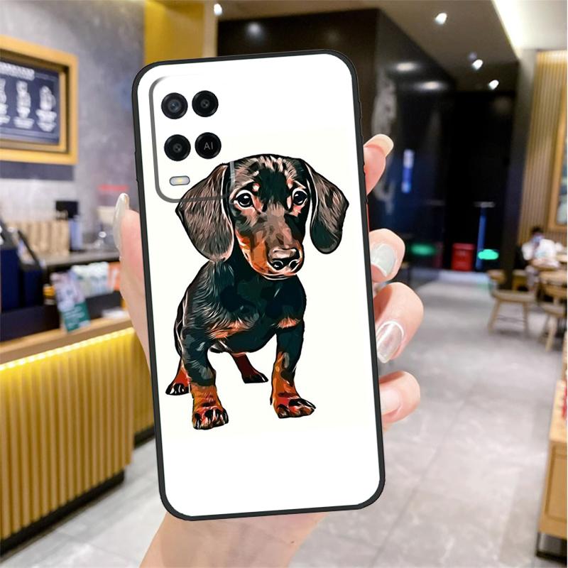 Dachshund Teckel Dackel Dog Case For Oppo A96 A76 A16 A17 A18 A60 A80 A40 A38 A58 A78 A98 A94 A74 A54 A15 A57 A77 A5 Pro