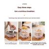 Multi-function Electric Egg Cooker Single Double Layer Egg Cooker Mini Steamer Poaching Kitchen Cooking Machine