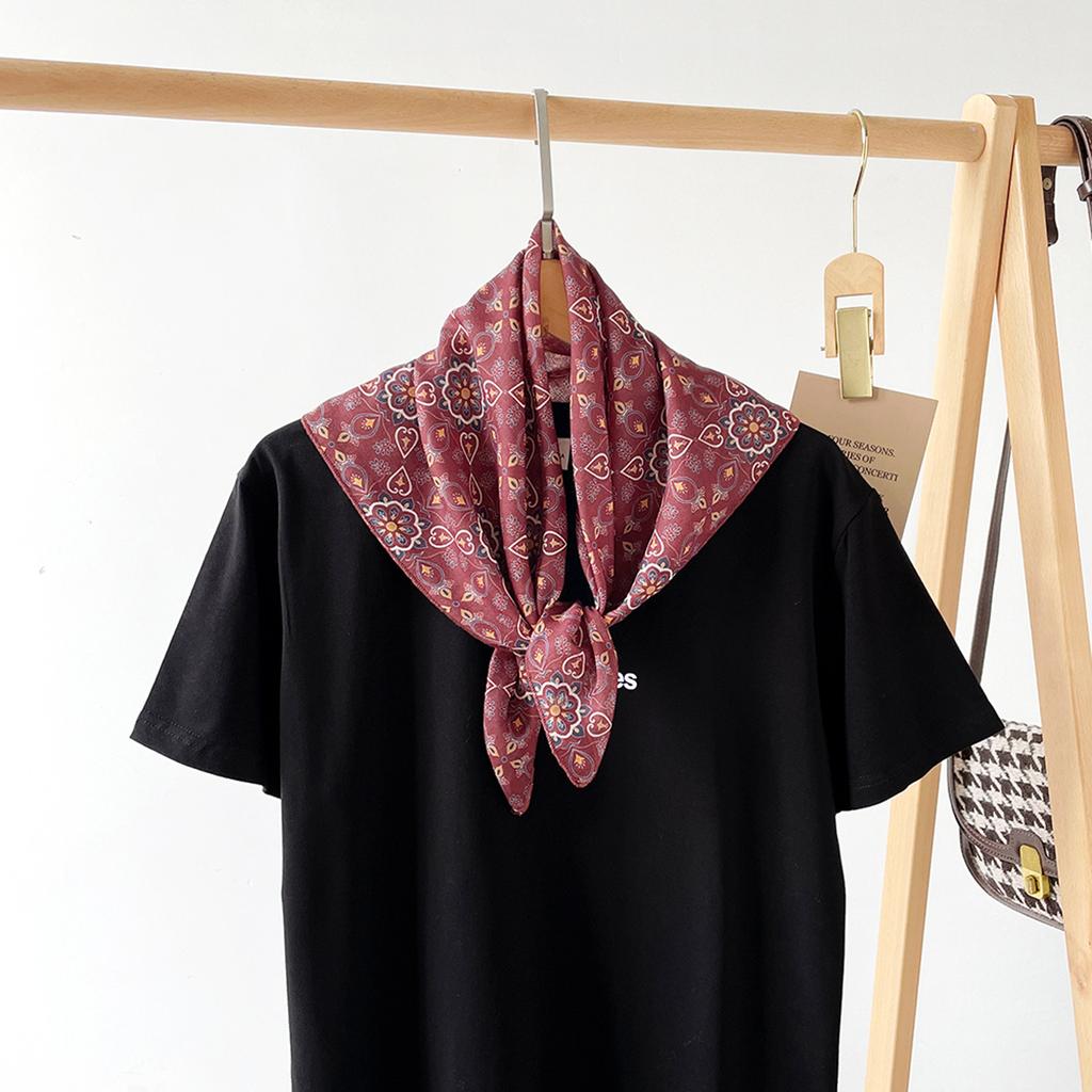 58 * 58cm Four Seasons Available New Large Square Towel Headband Breathable Sweat Absorbing Sunscreen Simple Shawl Professional Scarf