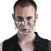 Cyber Steam Punk Irregular Fetish Masks Gothic Punk Mechanical Alien Fluid Face Accessories Earring Men Women Party Jewelry