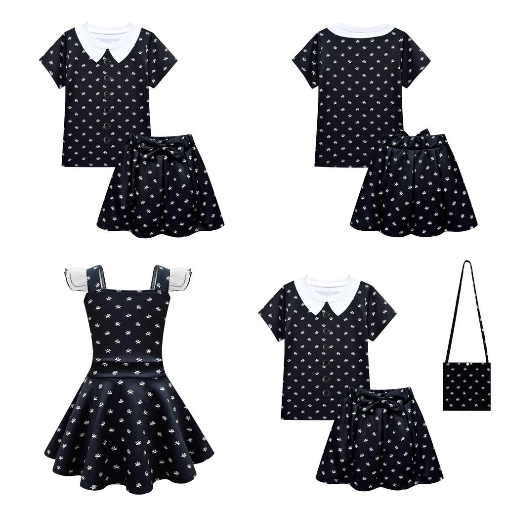 Halloween Ready The Addams Family Wednesday Dress For Halloween Party