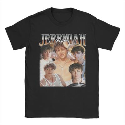 Camiseta para Hombre Jeremiah Fisher El Verano en que me Hice Bonita Novedad Algodón Puro Camisetas Manga Corta Camiseta Cuello Redondo Ropa