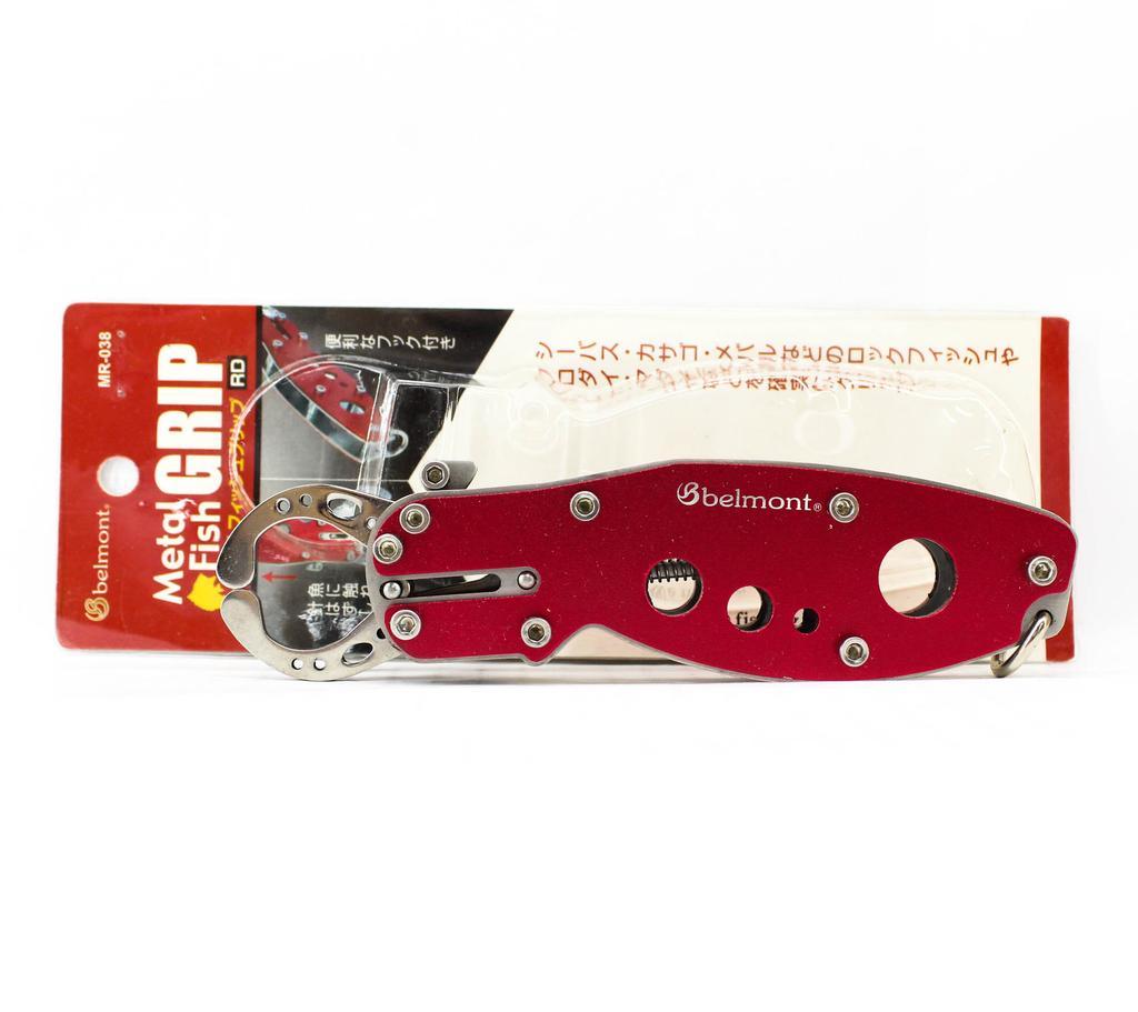Belmont MP-038 Metal Fish Grip 158mm Red (0380)