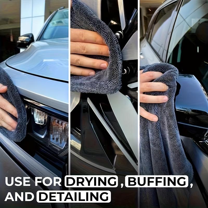 Microfiber Car Washing Towel Thickened Double-sided Ultra Absorbent Car Wash Cloth All Purpose Clean Drying Towel Washing Tools