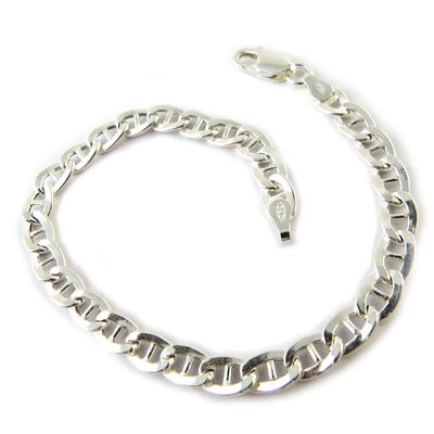 [N7279] - Silberarmband 'Marine Mesh' - 19,5 cm 5 mm
