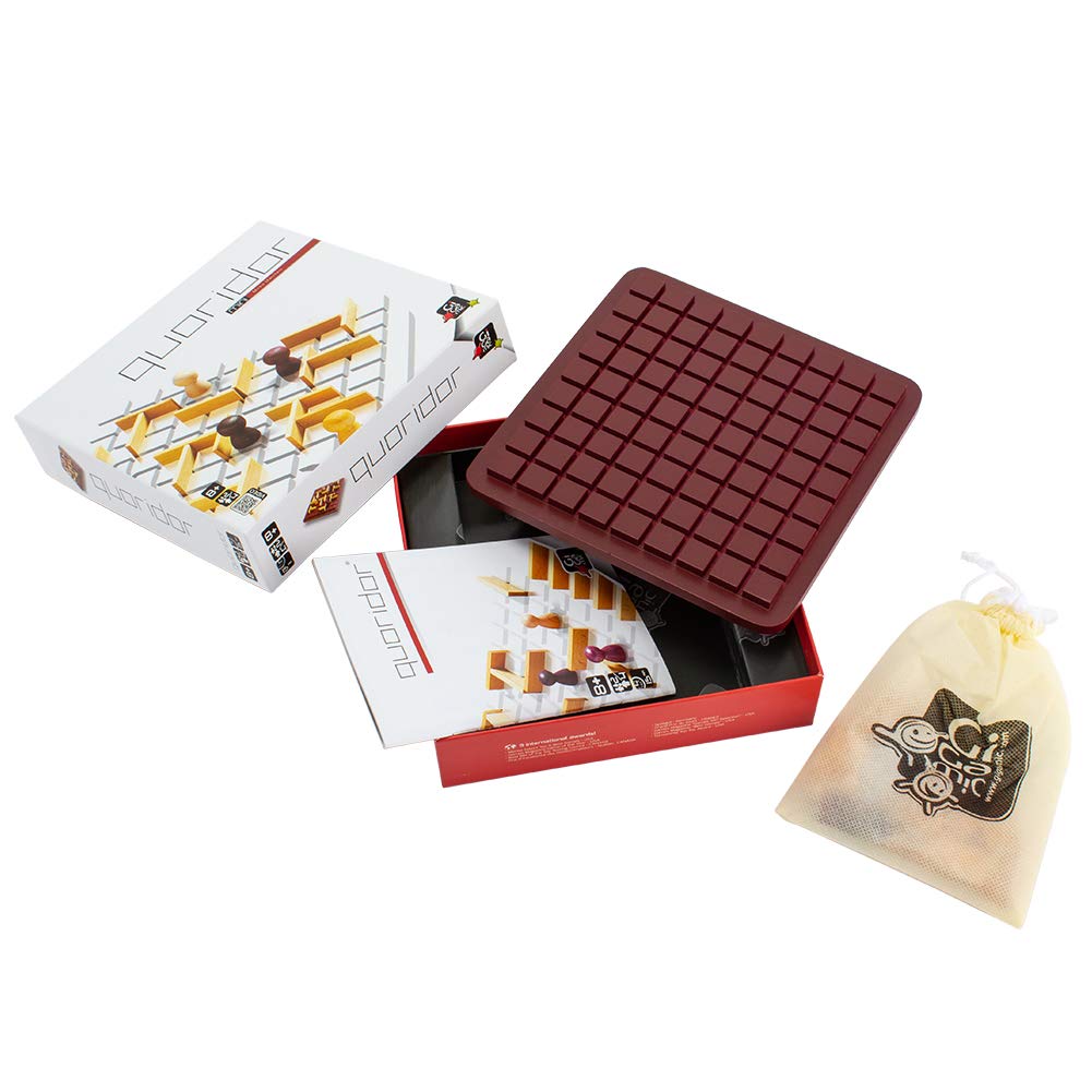 Gigamic Corridor Mini QUORIDOR MINI Tischspiel GDQO Holzbrettspiel Spielzeug Lernspiel Kinder Gehirntrainingsspiel Frankreich [Gigamic]